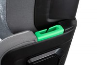 Scaun auto cu isofix pentru copii, Kidnort, model pliabil, cu Tetiera reglabila, 100-150 cm i-SIZE R-129 Mane Gray - 9