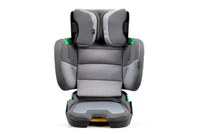 Scaun auto cu isofix pentru copii, Kidnort, model pliabil, cu Tetiera reglabila, 100-150 cm i-SIZE R-129 Mane Gray - 15