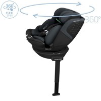 Scaun auto I-Size Maxi-Cosi Emerald 360 S Tonal Graphite cu isofix, picior de sustinere, rotatie 360, protectie la impact lateral - 2