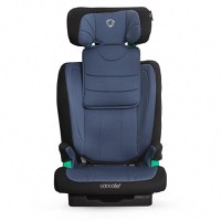 Scaun auto iSize Isofix Coccolle Eris, 100-150 cm, Tetiera si spatar reglabile, Pozitie somn junior, Cotiere confortabile, Omologat R129, Bare isofix reglabile, Rock Blue - 2