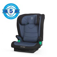 Scaun auto iSize Isofix Coccolle Eris, 100-150 cm, Tetiera si spatar reglabile, Pozitie somn junior, Cotiere confortabile, Omologat R129, Bare isofix reglabile, Rock Blue - 5