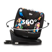 Scaun auto Kinderkraft I-Grow I-Size 40-150 cm Happy Shapes - 4