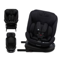 Scaun auto Kinderkraft XPedition 3 Black i-Size 40-150 cm, Isofix, Top-Tether, Sistem Easy Spin 360, Protectie SPS, Spatar reglabil, Insertie ergonomica - 2