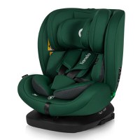 Scaun auto, Lionelo, Bastiaan i-Size, 4 in 1, Protectie laterala, Spatar inclinabil in 4 pozitii, Tetiera reglabila in 7 pozitii, Rotire 360 grade, Top Tether, 0-36 Kg, 40-150 cm, Isofix, Conform ECE R12903, Verde - 1