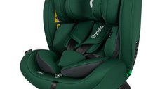 Scaun auto, Lionelo, Bastiaan i-Size, 4 in 1, Protectie laterala, Spatar inclinabil in 4 pozitii, Tetiera reglabila in 7 pozitii, Rotire 360 grade, Top Tether, 0-36 Kg, 40-150 cm, Isofix, Conform ECE R12903, Verde