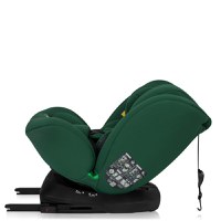 Scaun auto, Lionelo, Bastiaan i-Size, 4 in 1, Protectie laterala, Spatar inclinabil in 4 pozitii, Tetiera reglabila in 7 pozitii, Rotire 360 grade, Top Tether, 0-36 Kg, 40-150 cm, Isofix, Conform ECE R12903, Verde - 5