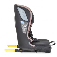Scaun auto pentru copii , Cangaroo, 76-150cm, I-Drive cu sistem Isofix si Top Tether, certificat R12903, SPS, Powder Puff - 2