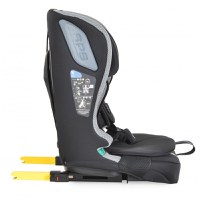 Scaun auto pentru copii , Cangaroo, 76-150cm, I-Drive cu sistem Isofix si Top Tether, certificat R12903, SPS, Titanium grey - 1