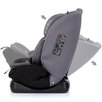 Scaun auto pentru copii Chipolino Mondial Charcoal 40-150 cm I-Size cu spatar reglabil - 4