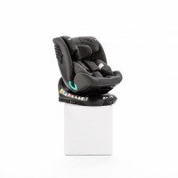 Scaun auto pentru copii cu isofix 4 in 1, Adamex Trip, omologat R129 i-Size, rotativ, cu picior de fixare, 12 niveluri de ajustare a suportului pentru cap, 40-150 cm sau 0-12 ani, Gri - 5
