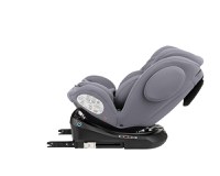 Scaun auto pentru copii cu ISOFIX KikkaBoo I-Felix LightGrey,certificat I-Size 40-150cm,R129,SPS-protectie impact lateral, tetiera reglabila 11 pozitii,sezut rotativ,5 pozitii inclinare spatar,centura top tether,reductor - 2