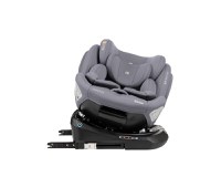 Scaun auto pentru copii cu ISOFIX KikkaBoo I-Felix LightGrey,certificat I-Size 40-150cm,R129,SPS-protectie impact lateral, tetiera reglabila 11 pozitii,sezut rotativ,5 pozitii inclinare spatar,centura top tether,reductor - 3