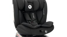 Scaun auto pentru copii i-Size Capella Black cu isofix, rotativ 360 grade, 0 luni-12 ani, 40-150 cm