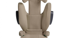 Scaun auto pentru copii Joie i-Traver Signature Sandstone, 100 - 150 cm, testat ADAC si certificat R129, spatar reglabil, tetiera ajustabila, SPS