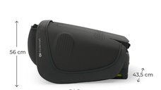 Scaun auto pentru copii Kinderkraft Unity2 Black 100-150 cm, pliabil, i-size, spatar reglabil, tetiera ajustabila