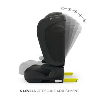 Scaun auto pentru copii Kinderkraft Unity2 Black 100-150 cm, pliabil, i-size, spatar reglabil, tetiera ajustabila - 2
