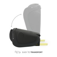Scaun auto pentru copii Kinderkraft Unity2 Black 100-150 cm, pliabil, i-size, spatar reglabil, tetiera ajustabila - 3