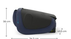 Scaun auto pentru copii Kinderkraft Unity2 Navy 100-150 cm, pliabil, i-size, spatar reglabil, tetiera ajustabila
