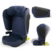 Scaun auto pentru copii Kinderkraft Unity2 Navy 100-150 cm, pliabil, i-size, spatar reglabil, tetiera ajustabila - 10