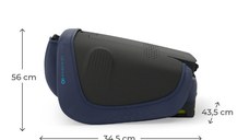 Scaun auto pentru copii Kinderkraft Unity2 Navy 100-150 cm, pliabil, i-size, spatar reglabil, tetiera ajustabila