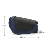 Scaun auto pentru copii Kinderkraft Unity2 Navy 100-150 cm, pliabil, i-size, spatar reglabil, tetiera ajustabila - 1