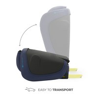 Scaun auto pentru copii Kinderkraft Unity2 Navy 100-150 cm, pliabil, i-size, spatar reglabil, tetiera ajustabila - 3