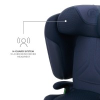 Scaun auto pentru copii Kinderkraft Unity2 Navy 100-150 cm, pliabil, i-size, spatar reglabil, tetiera ajustabila - 5