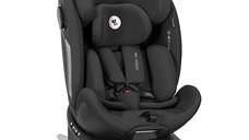 Scaun auto pentru copii Lorelli Perseus Black i-Size, isofix, baza rotativa, picior de sprijin, EPS Memory, panou de ventilatie, SPS, 0 luni-12 ani, 40-150 cm