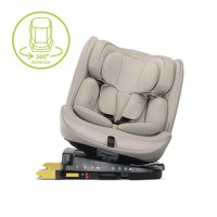 Scaun auto pentru copii Lorelli Rodeo Beige i-Size, isofix, rotativ, protectie SPS la impact lateral, 0 luni-12 ani, 40-150 cm - 2