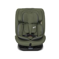 Scaun auto pentru copii Lorelli Rodeo Green Grey i-Size, isofix, rotativ, protectie SPS la impact lateral, 0 luni-12 ani, 40-150 cm - 1
