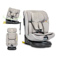 Scaun auto pentru copii Lorelli Solaris Grey 40-150 cm, i-Size, isofix, picior de sprijin, rotativ 360, 0 luni-12 ani - 6