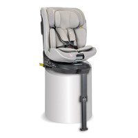 Scaun auto pentru copii Lorelli Solaris Grey 40-150 cm, i-Size, isofix, picior de sprijin, rotativ 360, 0 luni-12 ani - 1