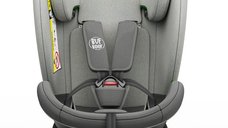 Scaun auto Tweety Plus Deluxe Buf Boof i-size rotativ 360 cu isofix 40-150 cm DuoGrey