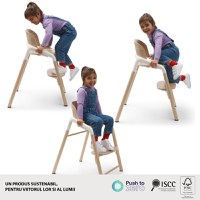 Scaun Bugaboo Giraffe Warm Wood grey - 5