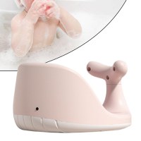 Scaun de baie bebelusi Little Mom Whale Pink - 1
