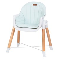 Scaun de masa 2 in 1 reglabil Tin cu tavita si husa detasabile suport pentru picioare reglabil Light Green - 6