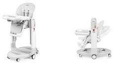 Scaun de masa 3 in 1 Peg Perego Tatamia Follow Me 0-15 Kg Wonder Grey