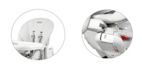 Scaun de masa 3 in 1 Peg Perego Tatamia Follow Me 0-15 Kg Wonder Grey - 4