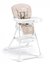 Scaun de masa Cam Mini pentru bebelusi si copii pliabil 0-36 luni bej - 3