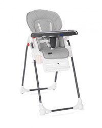 Scaun de masa Dulce Cool Grey Leather - 1