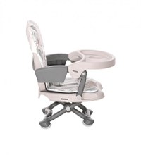 Scaun de masa Ego Plus Booster pliabil si reglabil Grey Parrots - 1