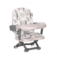 Scaun de masa Ego Plus Booster pliabil si reglabil Grey Parrots - 2