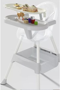 Scaun de masa Little Mom New Fashion Dinning Chair White - 2