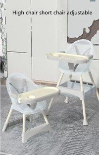 Scaun de masa Little Mom New Fashion Dinning Chair White - 5
