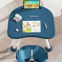 Scaun de masa Little Mom Pink 4in1 pentru copii, multifunctional, cu centura de siguranta, tavita reglabila, suport pentru picioare, dimensiune 79 x 60 x 62 x 92 cm - 2