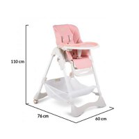 Scaun de masa Moni Chocolate Pink - 15