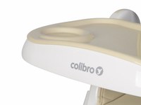 Scaun de masa multifunctional 2 in 1, pliabil, reglabil pe inaltime, cu Centura de siguranta si 2 tavite de servire, Colibro Noto Almond - 3