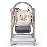 Scaun de masa pentru copii 2 in 1 Kinderkraft Lastree Wooden - 2