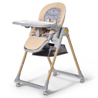 Scaun de masa pentru copii 2 in 1 Kinderkraft Lastree Wooden - 11