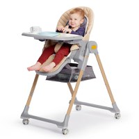 Scaun de masa pentru copii 2 in 1 Kinderkraft Lastree Wooden - 5